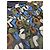 Louis Vuitton Bomber Graphique Multicolore T50 Nuovo Marrone Bianco Blu Verde scuro - vista 8