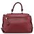 Salvatore Ferragamo Sofia Satchel Leather Medium Rosso - vista 2