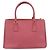 Prada Galleria Double Zip Tote Saffiano Leather Small Rosa - vista 2
