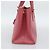 Prada Galleria Double Zip Tote Saffiano Leather Small Rosa - vista 4