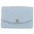 Chanel Vintage Diana Flap Quilted Lambskin Small Blu