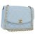 Chanel Vintage Diana Flap Quilted Lambskin Small Blu - vista 3