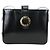 Céline Celine Vintage logo ring Schultertasche aus Lackleder Grün