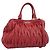Bolso de mano Miu Miu Matelassé en piel nappa con asa superior Roja - vista 3