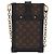 Louis Vuitton Vertical Trunk Pochette Monogram Canvas Marrone - vista 2