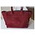 Borsa Prada in camoscio bordeaux Bordò - vista 14