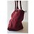 Borsa Prada in camoscio bordeaux Bordò - vista 5