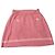 Chanel Rock Pink Tweed Minifalda con rayas blancas Rosa