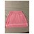Chanel Rock Pink Tweed Minifalda con rayas blancas Rosa - vista 2