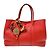 Hermès Hermes Bolduc Twilly Garden Party Tote Leather TPM Roja