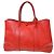 Hermès Hermes Bolduc Twilly Garden Party Tote Leather TPM Roja - vista 2