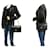 Borsa a tracolla con catena CHANEL Classic Double Flap 10" in pelle d'agnello nera Nero - vista 12