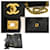 Borsa a tracolla con catena CHANEL Classic Double Flap 10" in pelle d'agnello nera Nero - vista 7