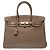 Hermès Borsa HERMES Birkin 35 in Pelle Étoupe - 103873 Taupe