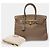 Hermès Borsa HERMES Birkin 35 in Pelle Étoupe - 103873 Taupe - vista 2