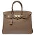 Hermès Borsa HERMES Birkin 35 in Pelle Étoupe - 103873 Taupe - vista 3