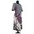 Etro gemustertes Wollkleid Mehrfarben Grau