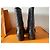 Botas Louis Vuitton de cuero negro - vista 18