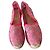 Valentino Garavani espadrillas in pizzo rosa - vista 2