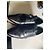 Prada Scarpe Richelieu con plateau in pelle nera e stampa leopardata Nero Stampa leopardo - vista 3