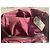 Borsa Karl Lagerfeld in pelle bordeaux Bordò - vista 6