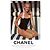 Chanel Costume da Bagno Due Pezzi con Logo CC Nero Bianco - vista 7
