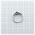 Autre Marque Pt900 Ring mit Aquamarin und Diamant Blau - Ansicht 6