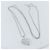 Autre Marque Collana Rose Vif K18WG Diamanti Argento - vista 2