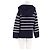 Autre Marque Braided Wollpullover marineblau - Ansicht 6
