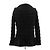 Alaïa Top de lana negro con flecos - vista 2