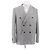 Autre Marque Blazer grigio a righe