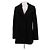 Max Mara Mantel Schwarz Viscose Größe 38