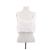 Crop top blanco de algodón Prada