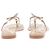 Fendi Sandalen aus Leder Gold Größe 38 - Ansicht 5