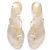 Fendi Sandalen aus Leder Gold Größe 38 - Ansicht 6