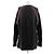 T By Alexander Wang Pull torsadé gris et rose - vue 2