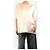 Ermanno Scervino Top in raso crema a maniche corte - size UK 4 Crudo - vista 3