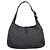 GUCCI GG Canvas Jackie Shoulder Bag Black Silver 00963 - vista 3