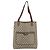 GUCCI GG Supreme Tote Bag PVC Leather Beige - vista 2