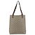 GUCCI GG Supreme Tote Bag PVC Leather Beige - vista 3
