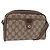 GUCCI GG Supreme Web Sherry Line Bag PVC Beige Gold 116 02 089