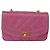 CHANEL Matelasse Chain Shoulder Bag Satin Pink Gold CC - vista 13