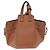 LOEWE Hammock Small Hand Bag Leather 2way Brown Silver - vista 2