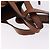 LOEWE Hammock Small Hand Bag Leather 2way Brown Silver - vista 8