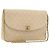 CHANEL Matelasse Chain Shoulder Bag Lamb Skin Beige Gold CC