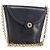 Tiffany & Co TIFFANY&Co. Chain Shoulder Bag Leather Navy Gold