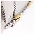 FENDI Shoulder Bag Leather White Gold Tone - vista 19