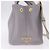 PRADA Canapa PM Hand Bag Canvas 2way Gray Gold - vista 4