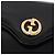 GUCCI Handtasche Leder Schwarz Gold - Ansicht 14