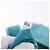 PRADA Tote Bag Nylon Turquoise Blue Gold - vista 11